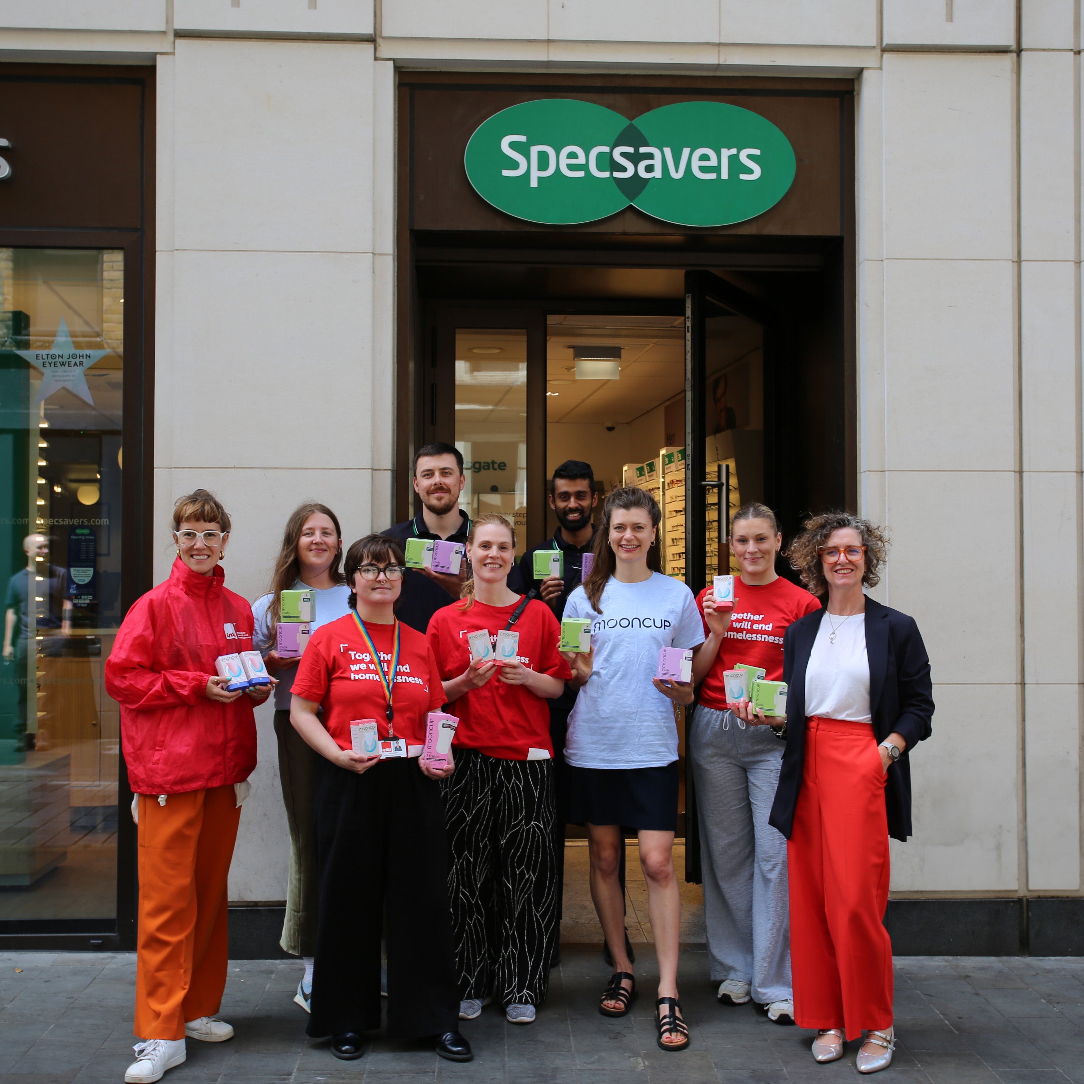 Tackling period poverty with Crisis, Specsavers & Henpicked