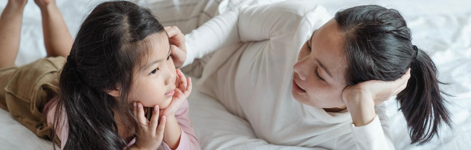 Mother Talking about Period cycles with her Daughter