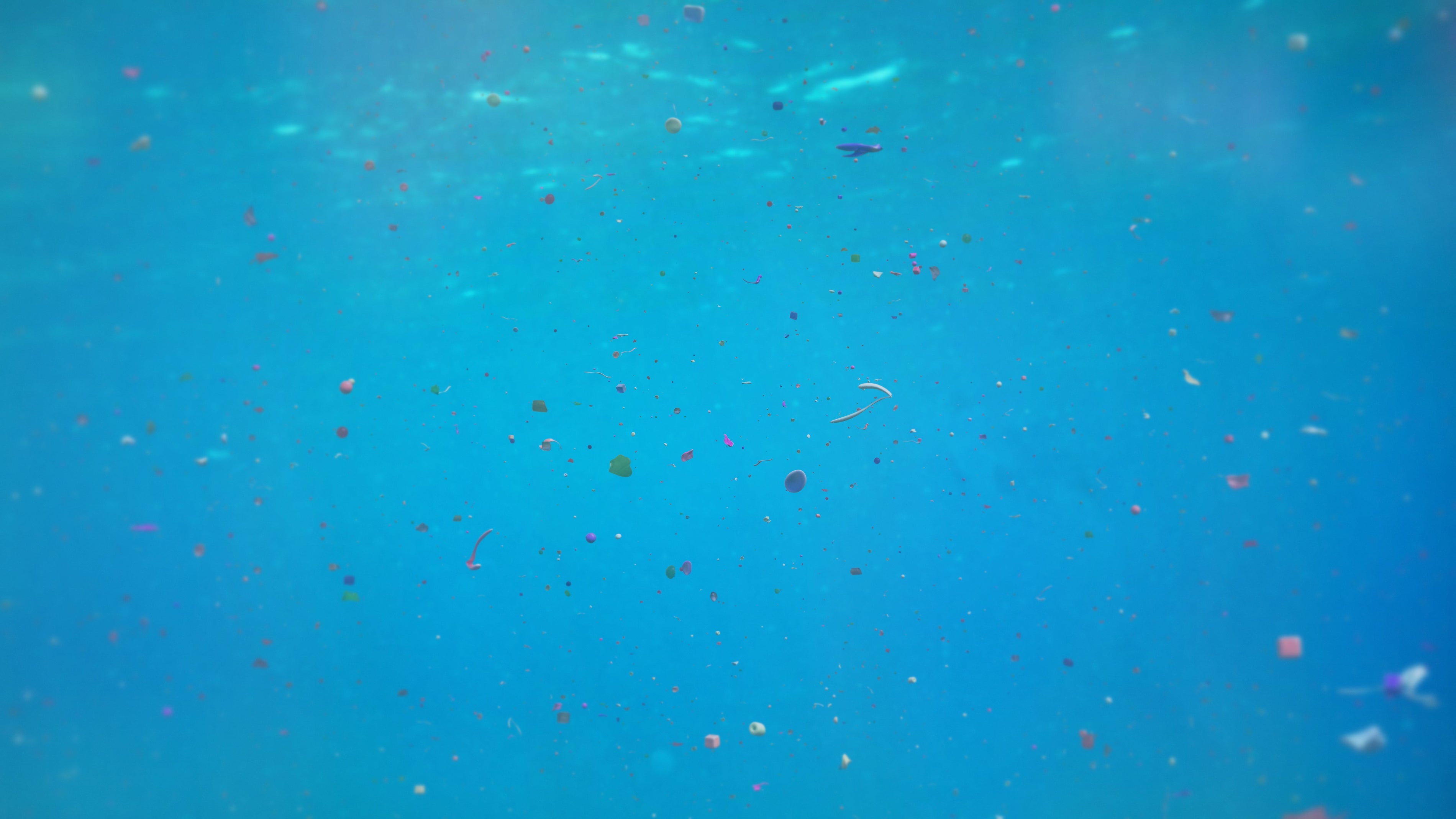 plastic waste in ocean