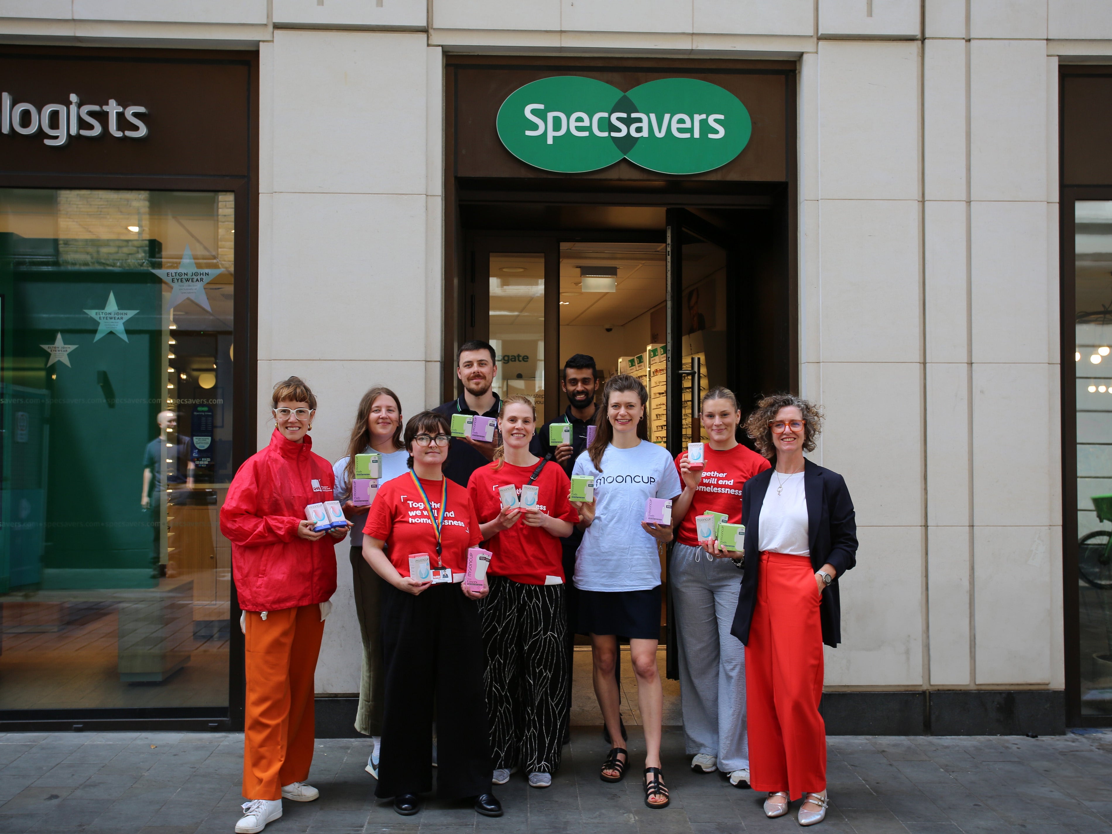 Tackling period poverty with Crisis, Specsavers & Henpicked