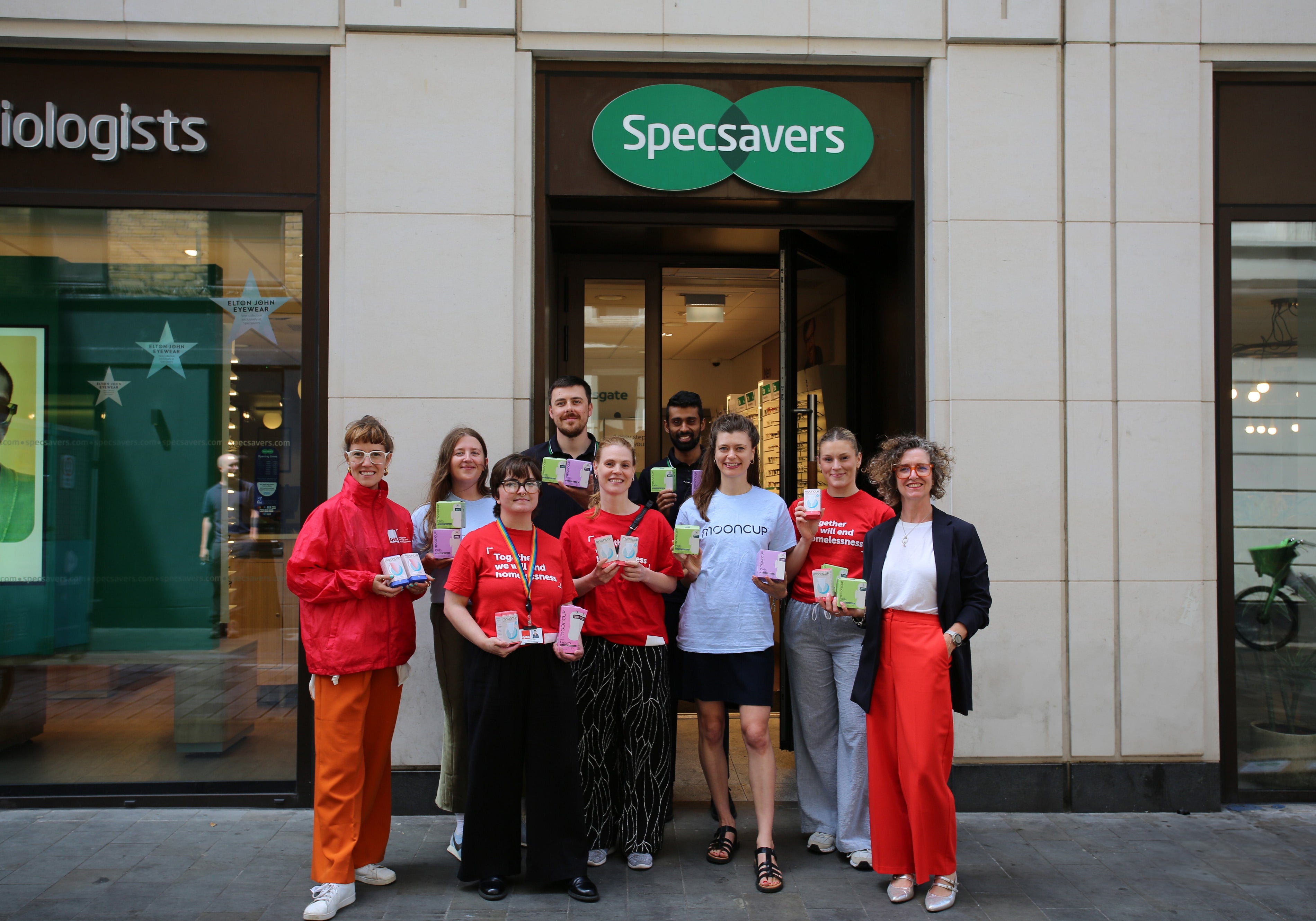 Tackling period poverty with Crisis, Specsavers & Henpicked
