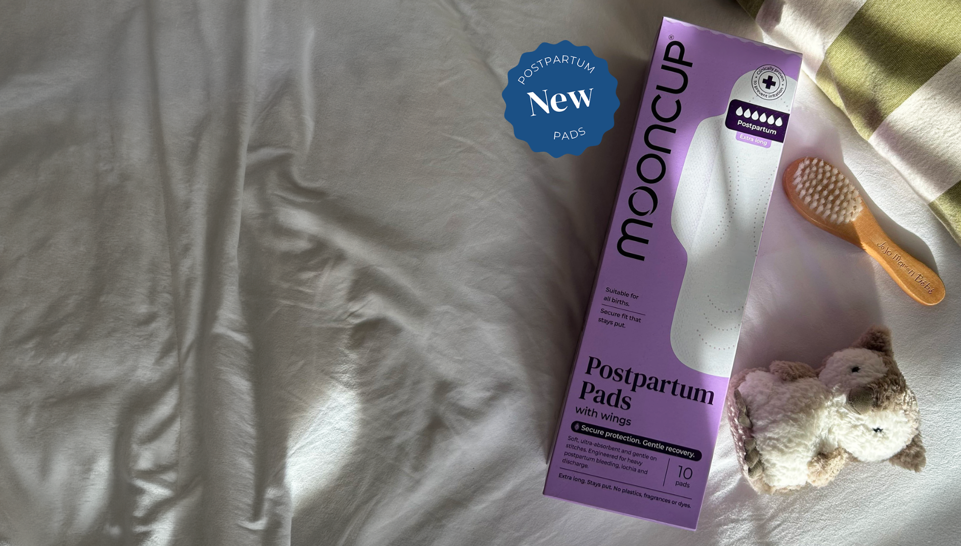 Care for the Fourth: Meet Mooncup's NEW Maternity & Postpartum Pads