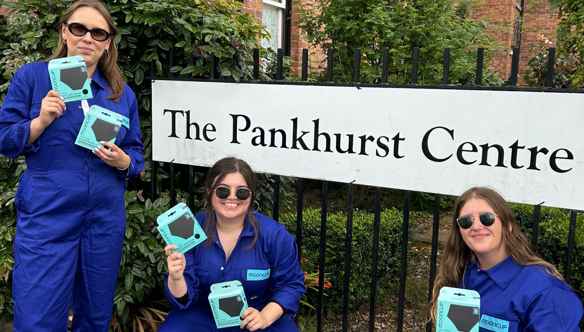 Mooncup donates reusable period care to The Pankhurst Trust, supporting survivors of domestic abuse with access, dignity, and real choice.