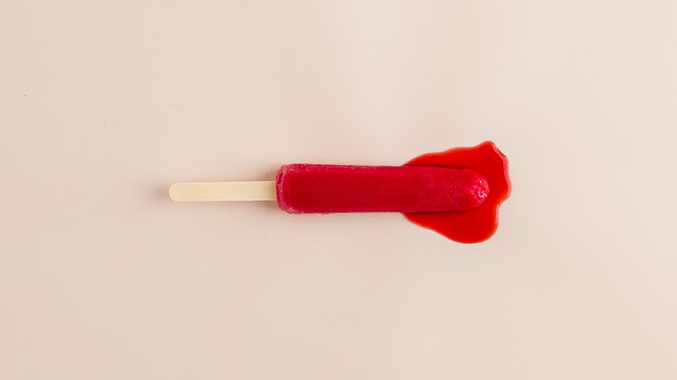 period in summer ice lolly