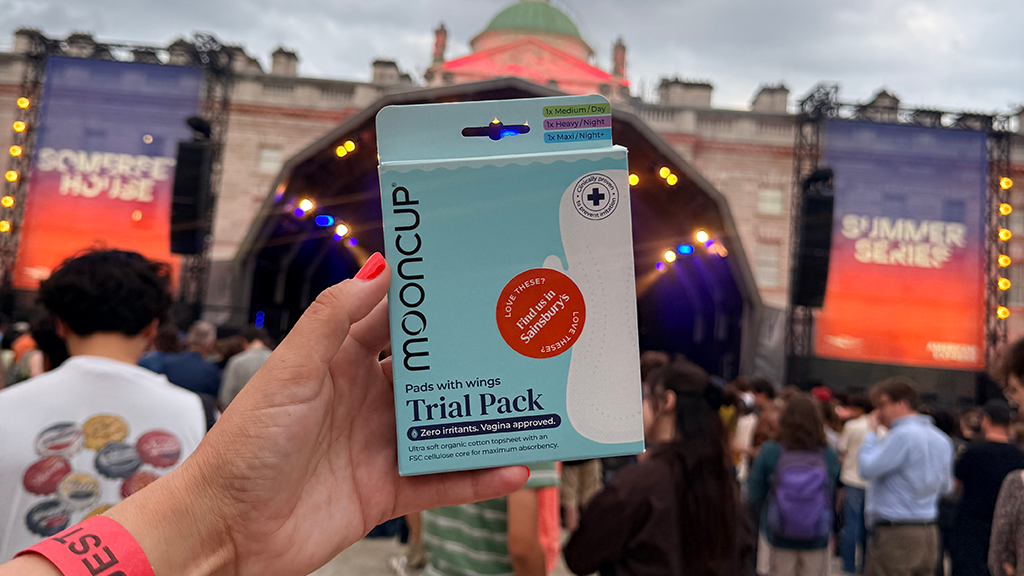 Mooncup x Somerset House Summer Series: Helping more people stay for the encore with free period care