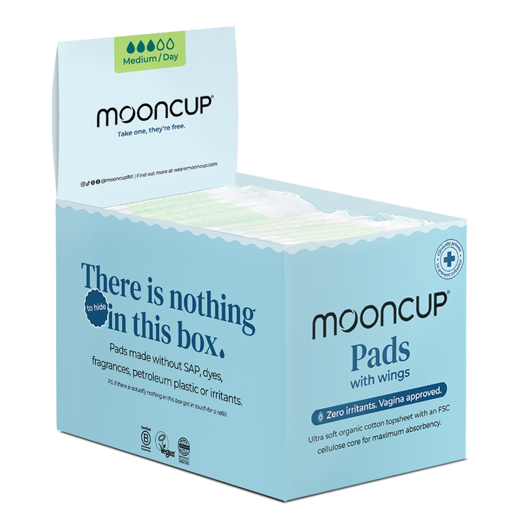 aufbewahrung für slipeinlagen Mooncup Slipeinlagen Display-Box