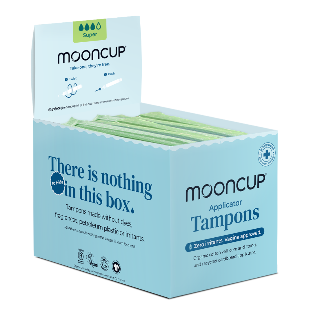 Mooncup Eco-Applikator Tampons Display-Box