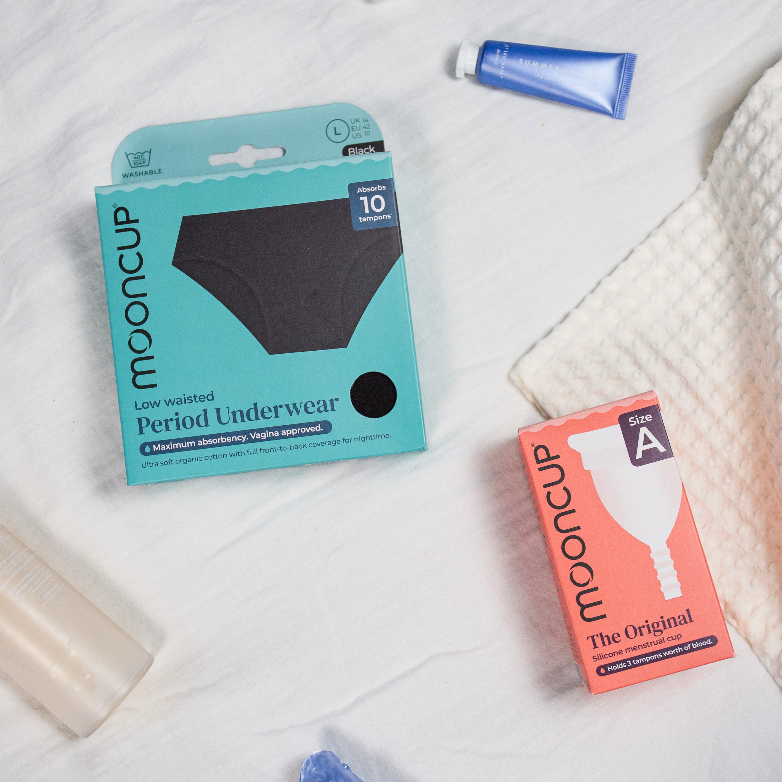 Reusable Bundle - Low Waist Period Pants & Original Mooncup