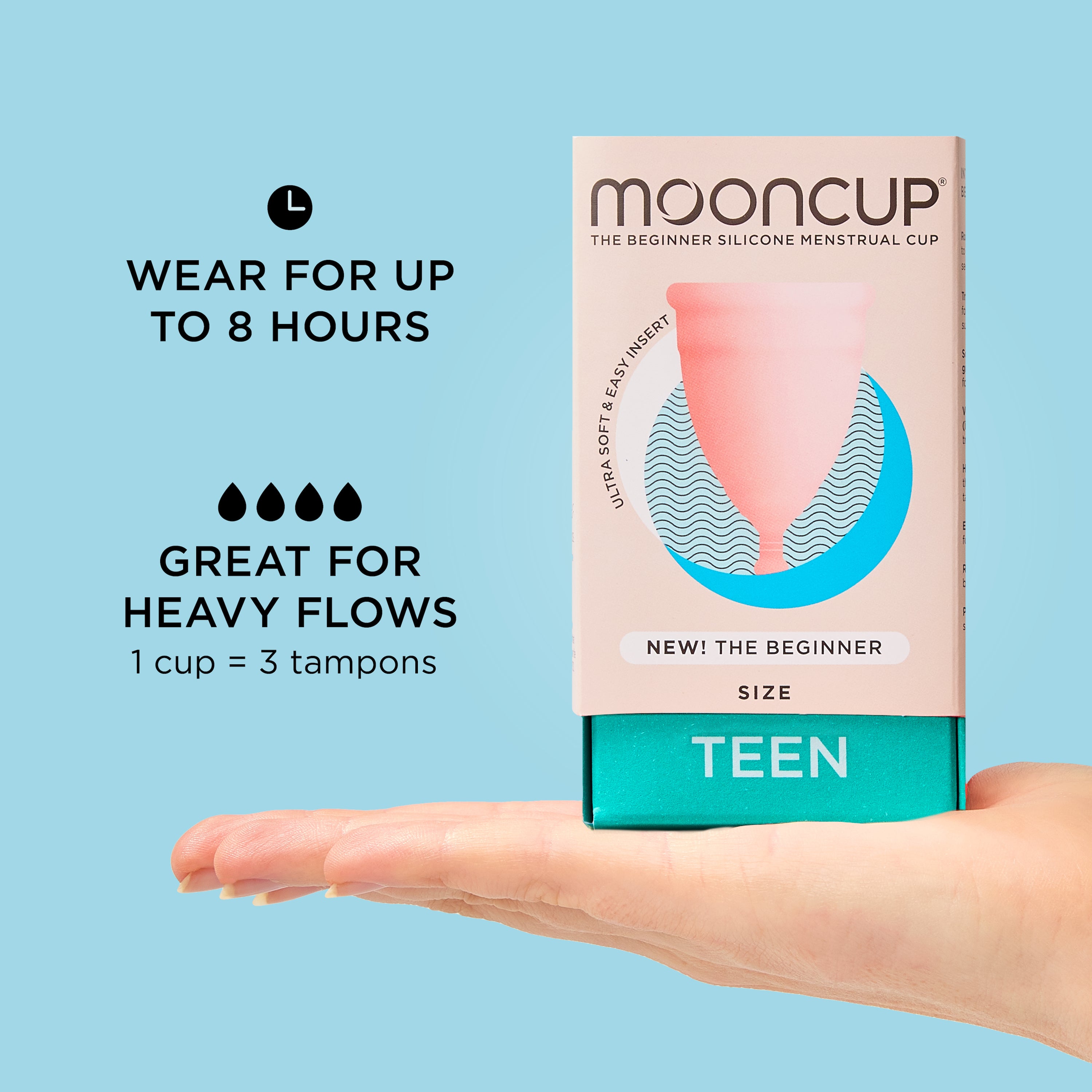 The Mooncup Coppetta Mestruale per Principianti