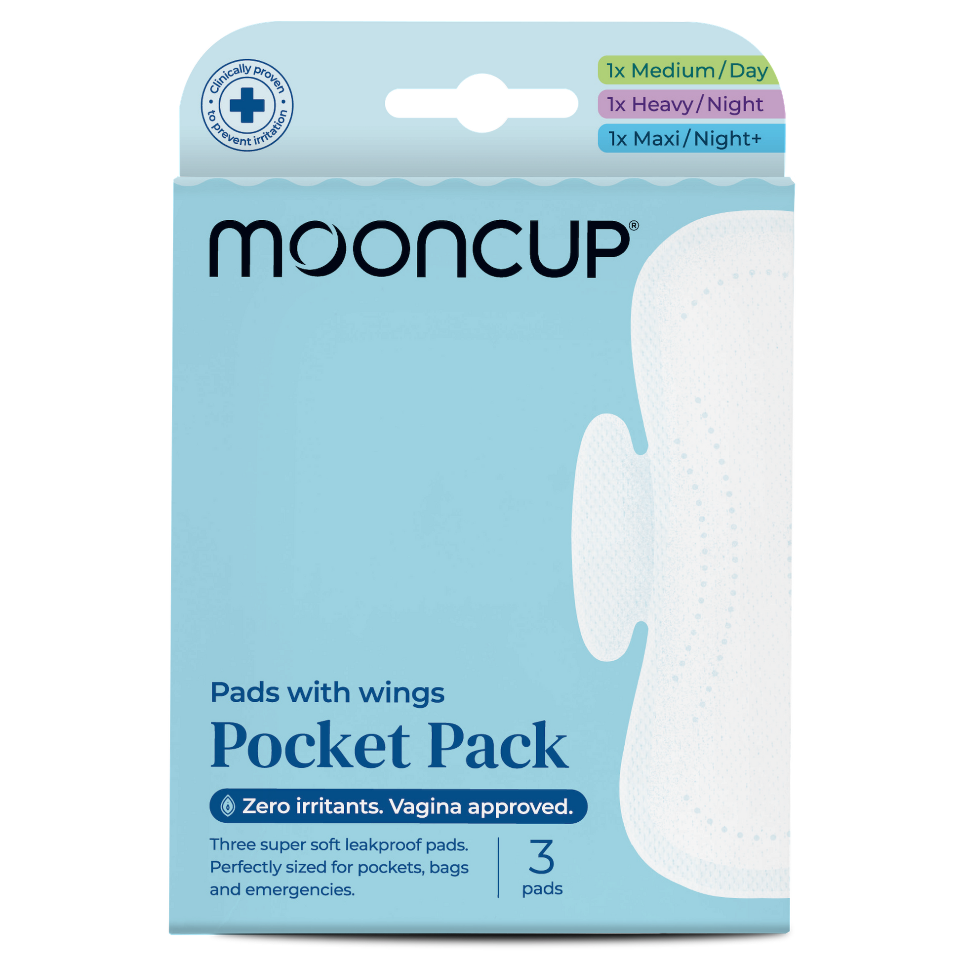 Pocket Pack - 3 x Pads with Wings