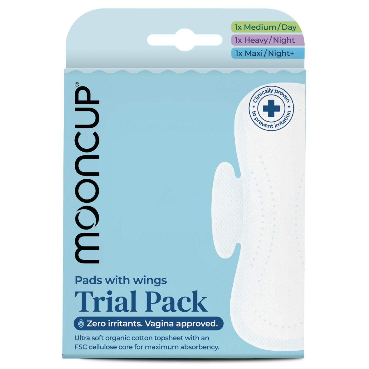 3 x Pads with Wings - Trial Pack