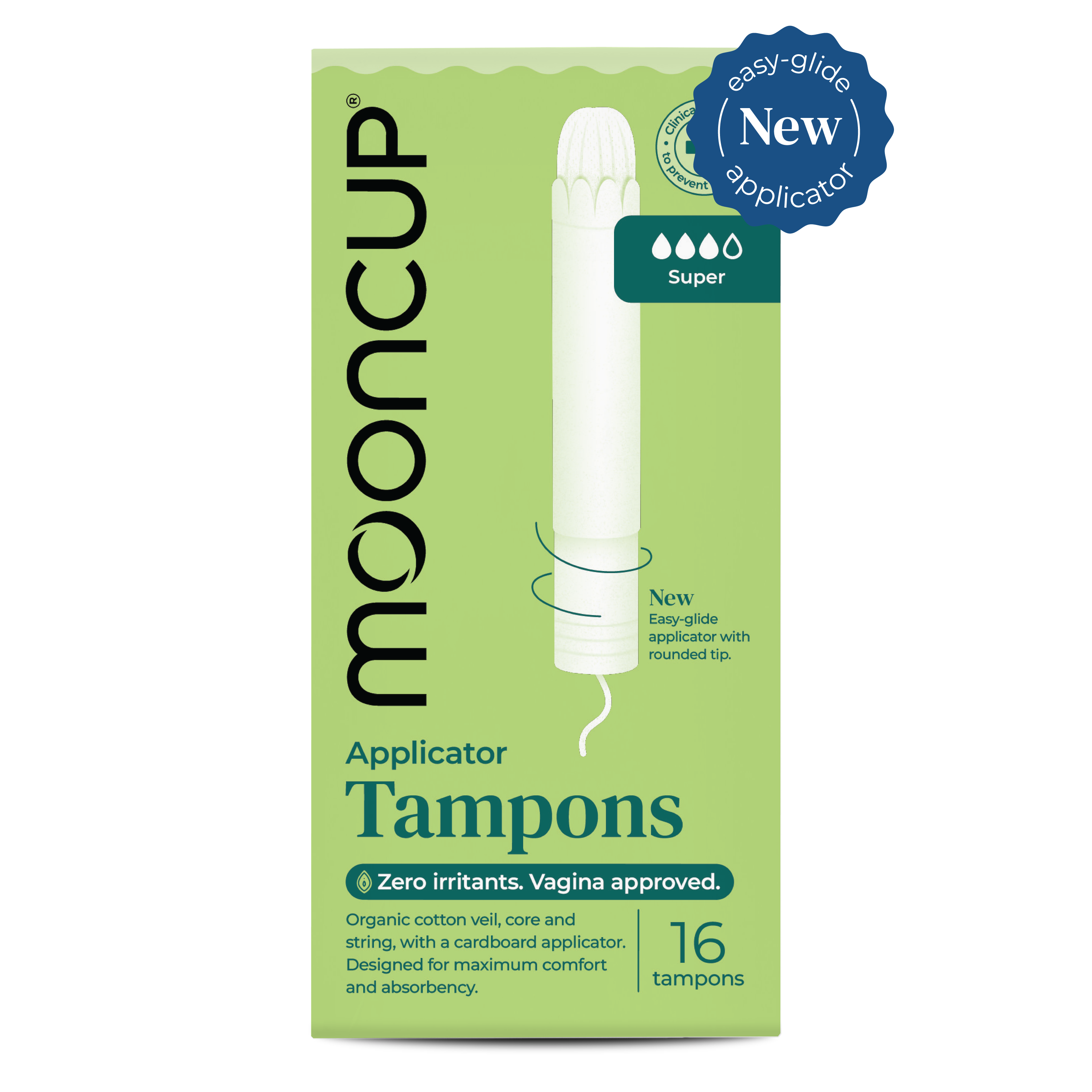 New! Applicator Tampons (Super)